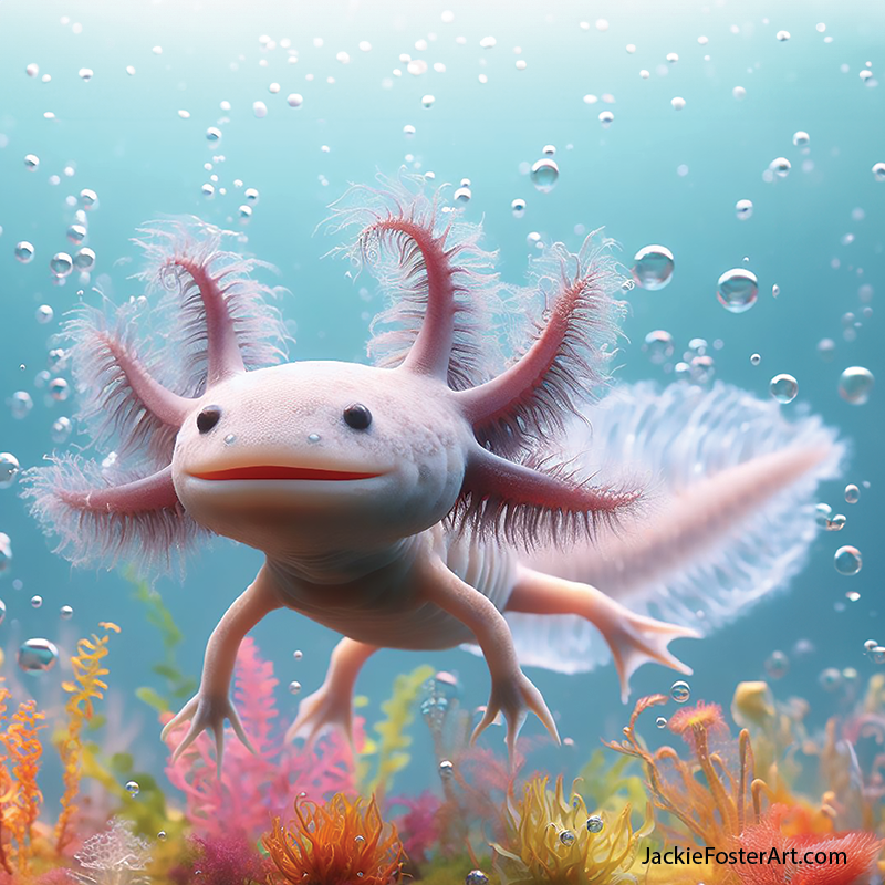The Joyful Axolotl: A Creature with Real-Life Superpowers