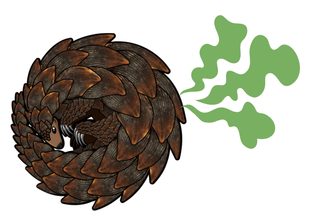 Pangolin defense mechanisms