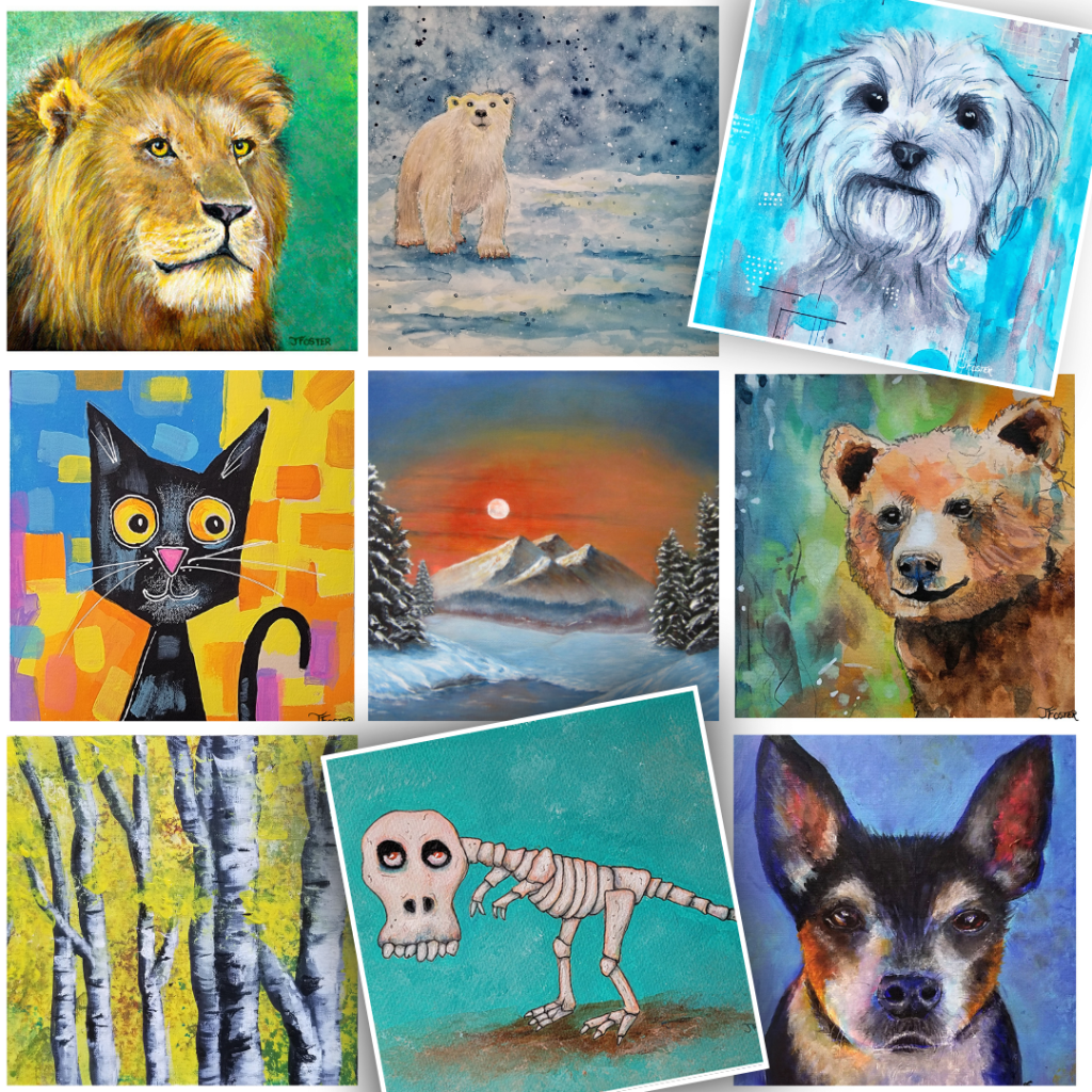 Gallery of Paintings by Jackie Foster