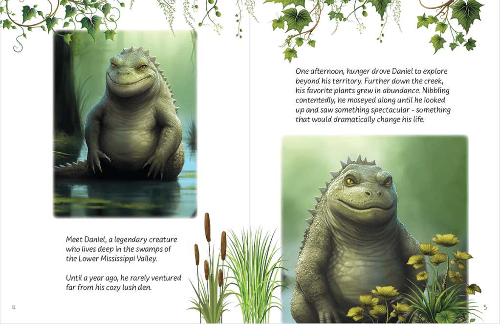 The Secret Library of Wonders - A Magical Spot for Swamp Monsters - sample pages