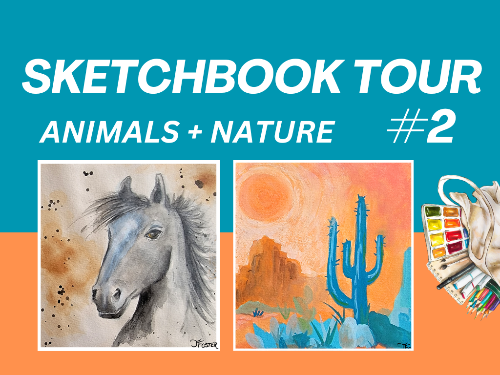 Sketchbook Tour #2: Animals and Nature