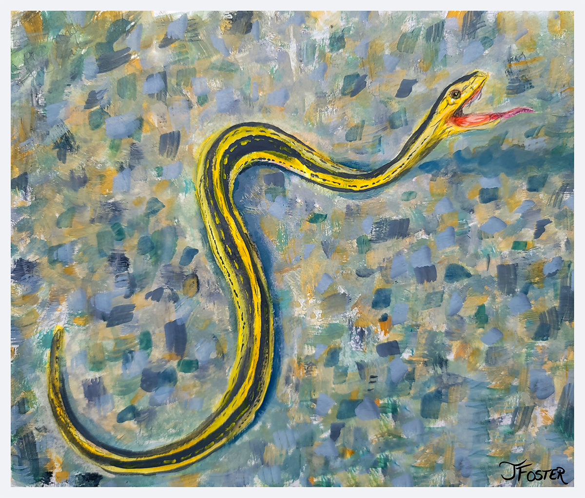 That Sassy Garter Snake – Now in My Sketchbook