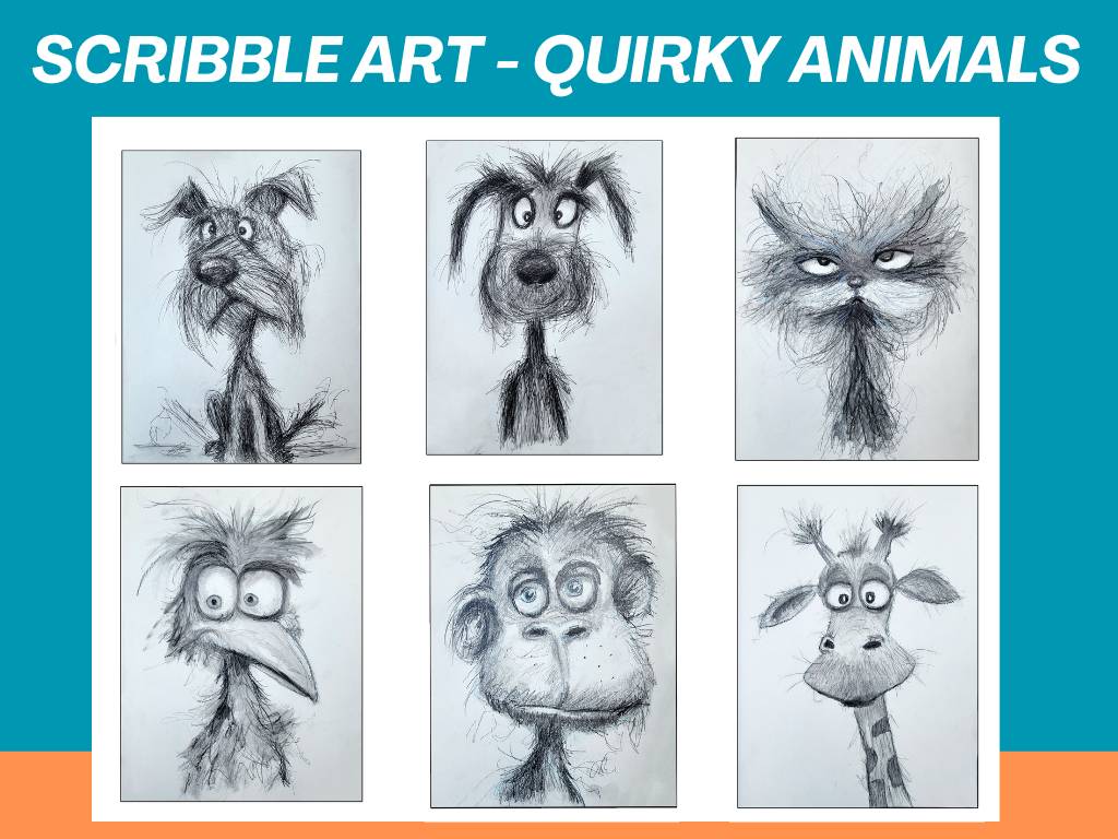 Scribble Art – Cute Quirky Creatures