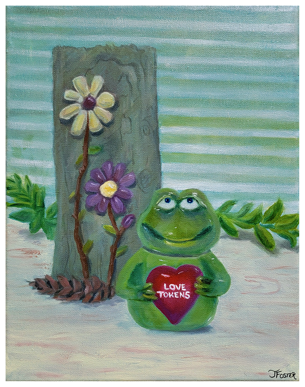 Love Tokens, part of the Love Held in Little Things still life series by Jackie Foster